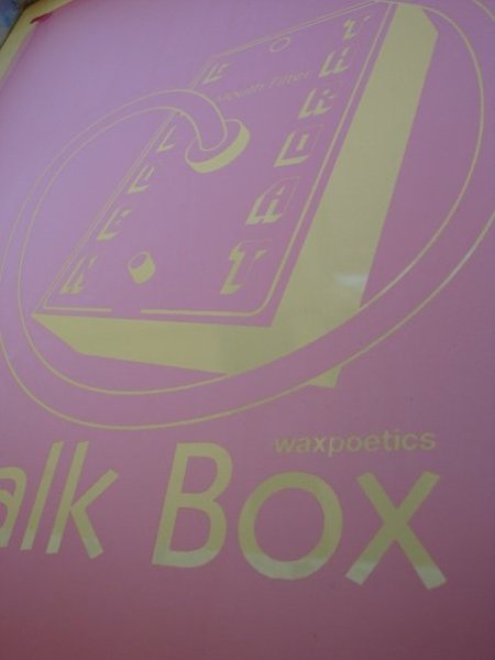 exclusive TALK BOX screen by Wax Poetics